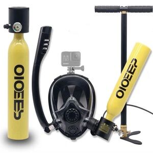 Mini Scuba Mask and Tank by Oioeep